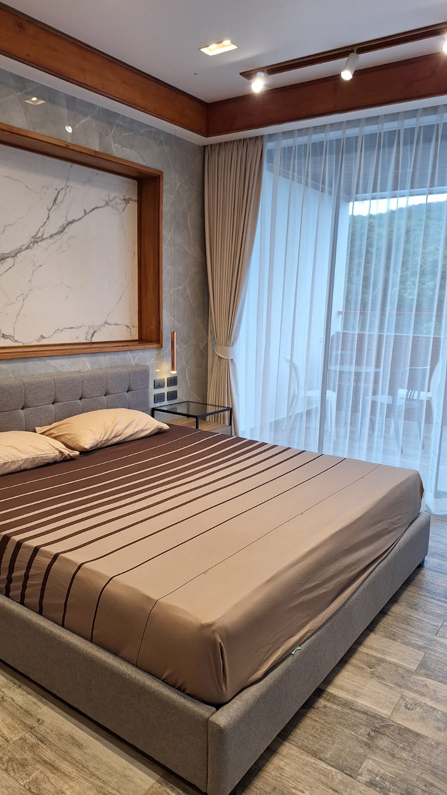 Bedroom 1 — white marble, premium design